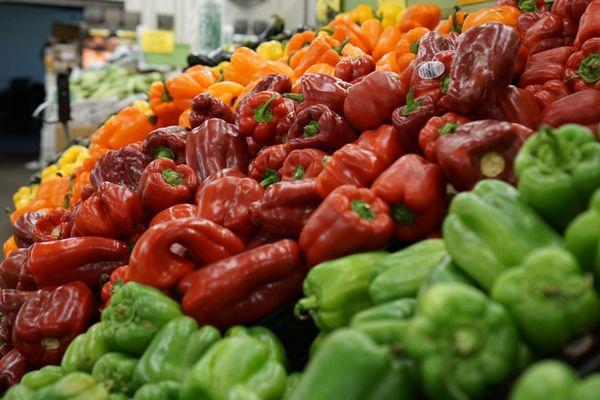 Various bell peppers