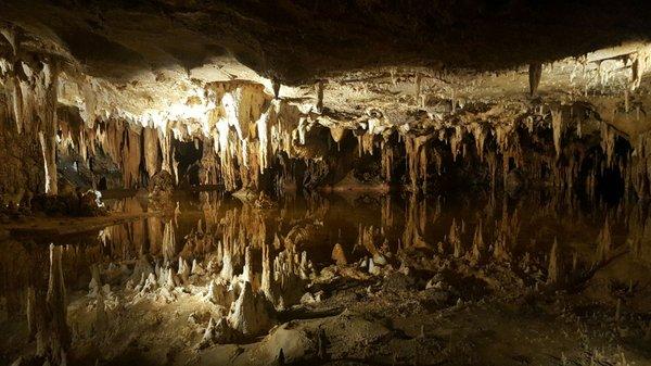 Mirror pool..wonderful reflection of formations..must see