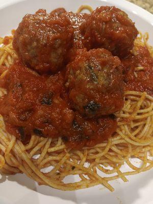 Meatballs and Spaghetti