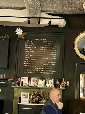 Menu board