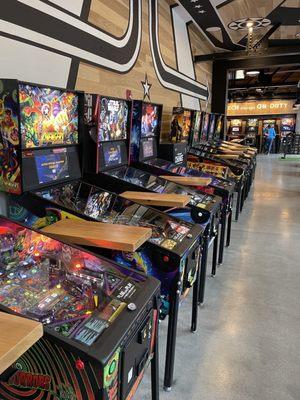 Some of the pinball machines.