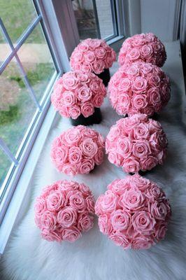 Special Order of Pink Preserved Roses that last 3 years or more!