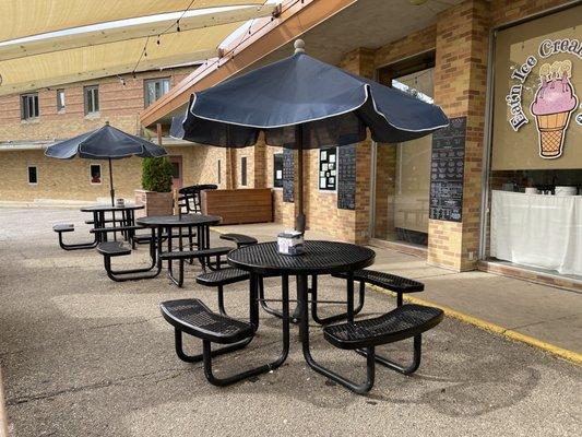 Outdoor seating