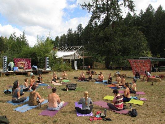 Yoga Workshop in the Meadow