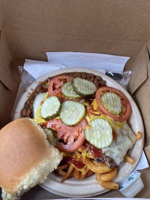 Great Cheeseburger Plate