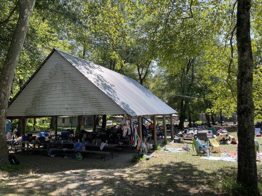 Large pavilion.