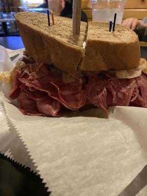 Reuben sandwich. Huge. Easily shareable with another person