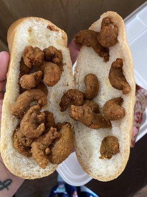 Crawfish poboy