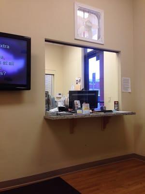 Waiting room for sick patients