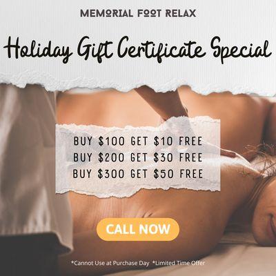 Memorial Foot Relax
 9654 Katy Fwy #B, Houston, TX 77055
 Call Us at 281-974-4519