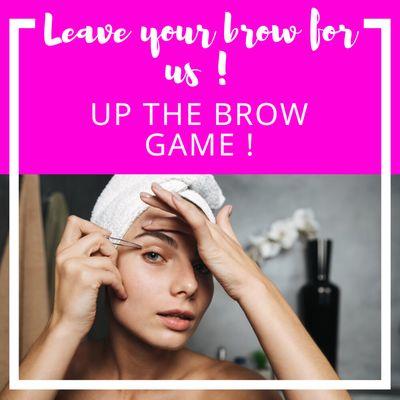 Let the professionals take care of your eyebrows