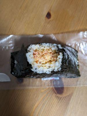 Spicy crab onigiri