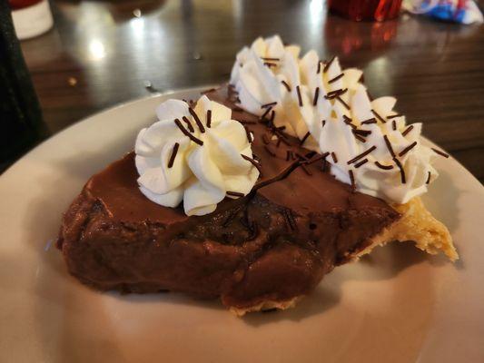 Chocolate cream pie