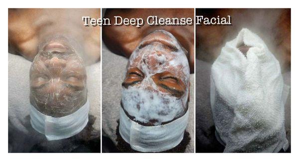 Teen deep cleanse facial