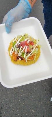 Tinga Tostada