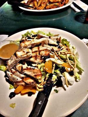 Asian chicken salad always hits the spot.