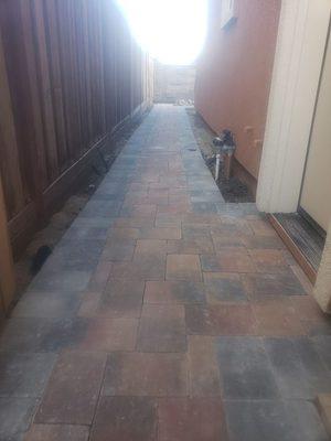 Paver walkway