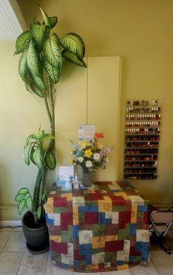 Beautiful tall indoor tree.