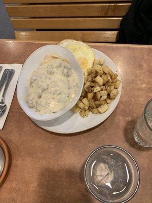 Biscuits and gravy