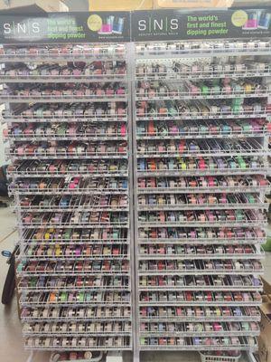 Full collections of SNS Nails Dip Powders