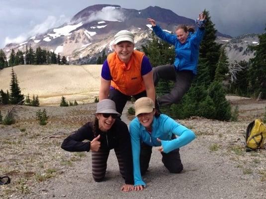 Best photo bomb EVER on our way down from the top of South Sister. It's an annual thing now...our Bend Adventure Weekend.