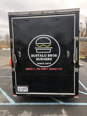 The back of their food truck.