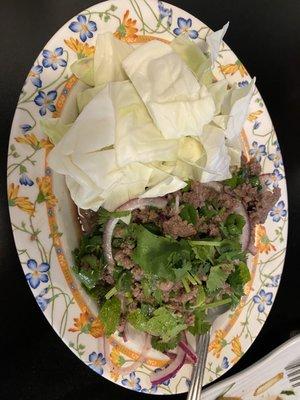 Beef Larb salad