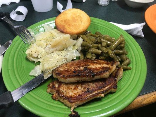 Grilled pork chops!