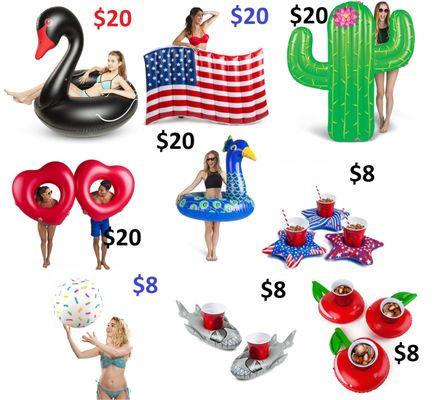 We sell pool floats!