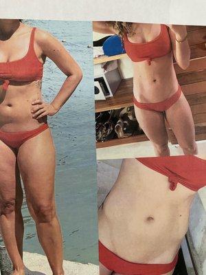 Jen's goal was to tone up and get stronger. Her belly got flat and legs got toned and both upper and lower body got stronger