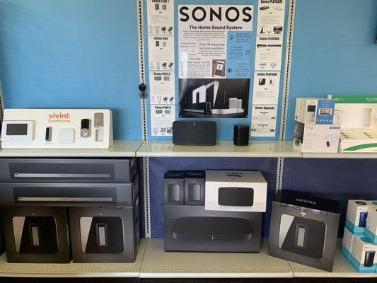 Sonos speakers in Stock! Wireless Whole Home Audio