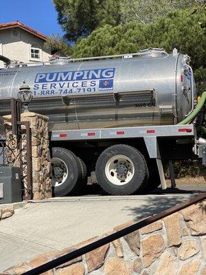 The Diamond Pumping truck