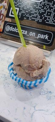 Hazelnut gelato