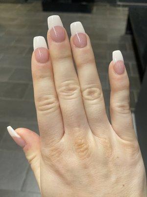 French dip nail extensions