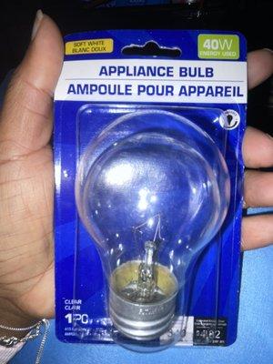 Appliance (fridge) bulb