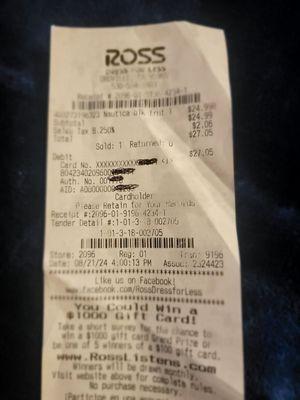 Ross Dress for Less