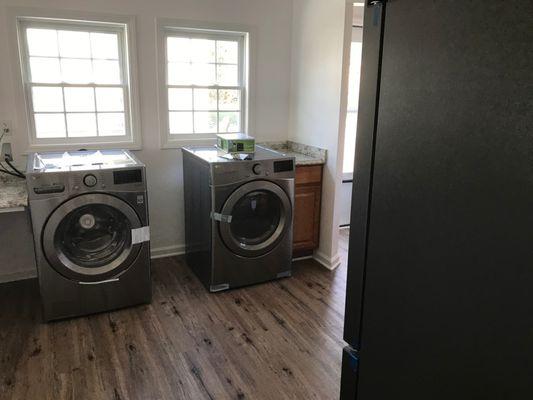 Fire Damage Laundry area