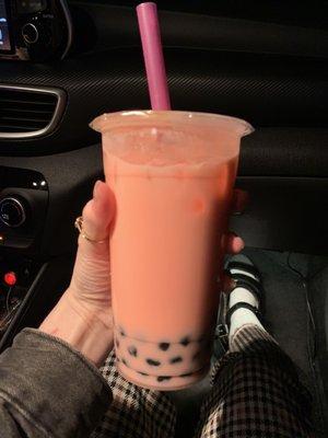 watermelon bubble tea