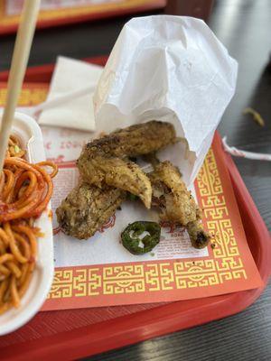 Salt and pepper wings