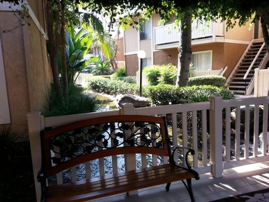 Pond Area in front of Leasing Office