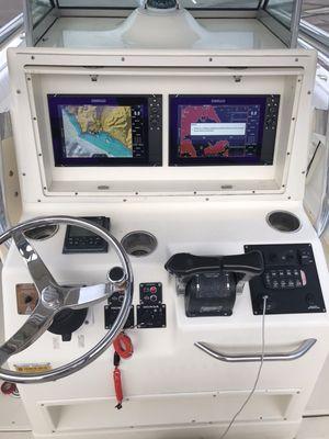 New Simrad upgrade. Out with the old, in with the new!