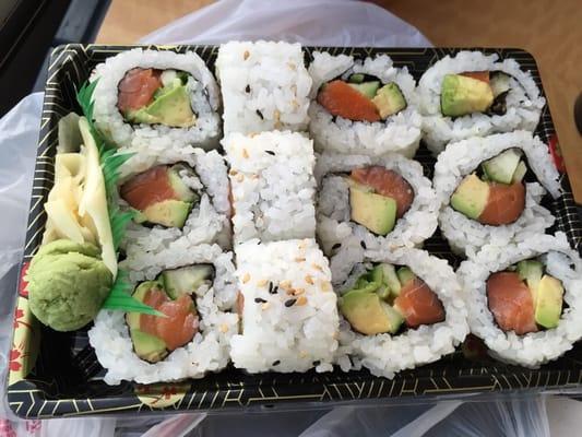 Salmon avocado roll