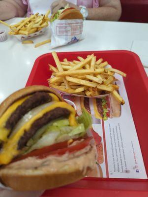 Double double and Fries