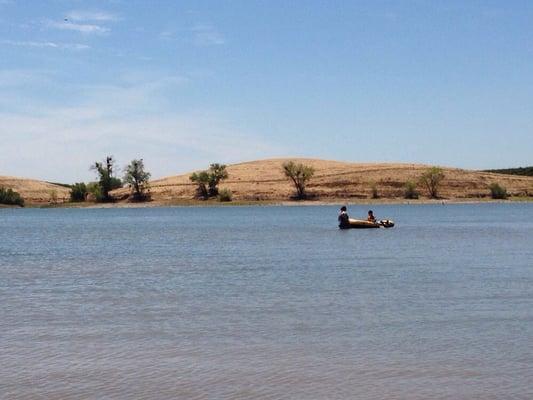 Kids in the raft