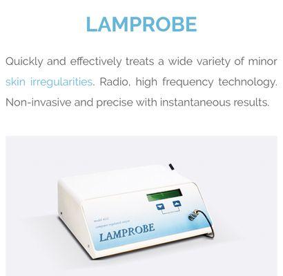 Lamprobe treatment, removal of skin Irregularities