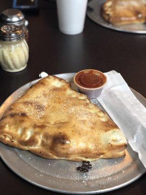 Chicken ranchero calzone