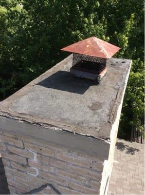 Chimney Cap before it was replaced