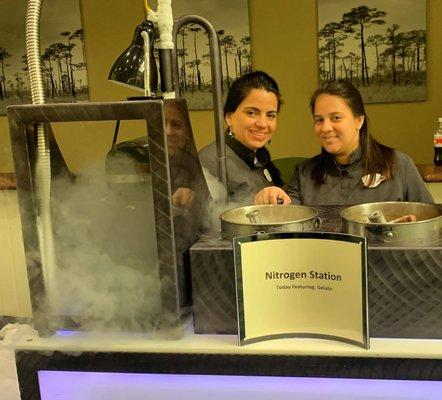 Nitrogen Ice Cream Station