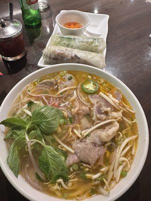 Pork grilled Roll and everything PHO