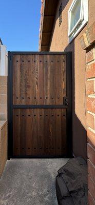 Supply and install oversize metal frame and wood side gate in Westminster
By OC Local Garage Doors And Gates